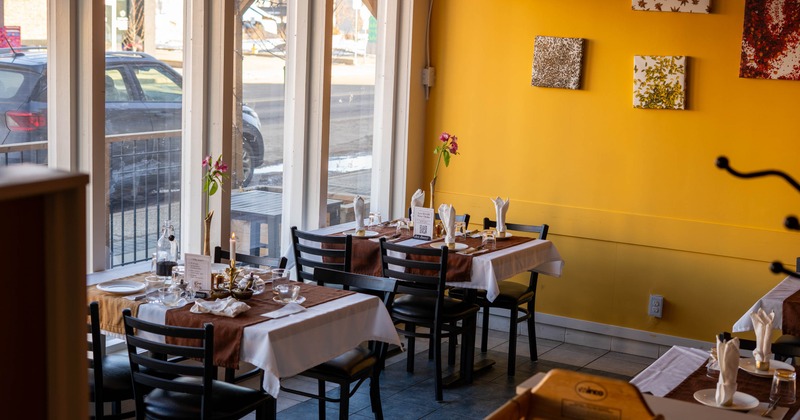 Interior seating space