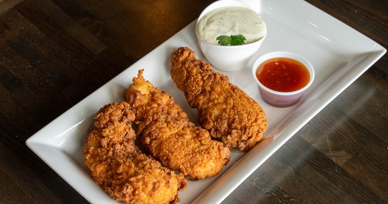 Chicken tenders and dip