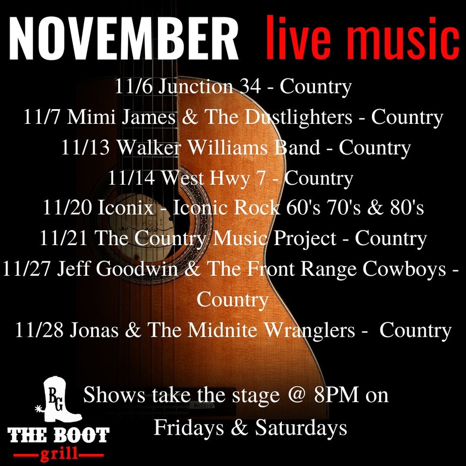 November Event Schedule event photo