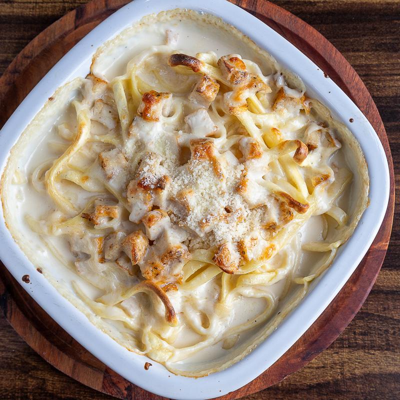 menu item 6 of 14, Fettuccine Alfredo with Chicken