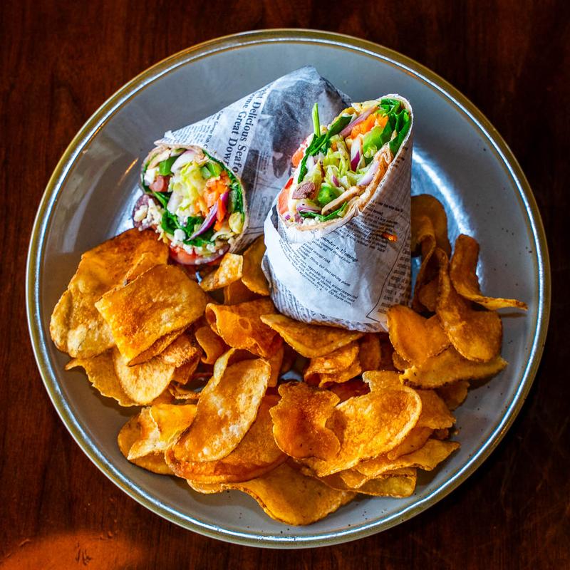 veggie wrap (v)+ photo