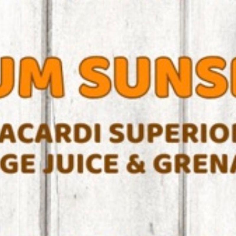 Rum Sunset photo