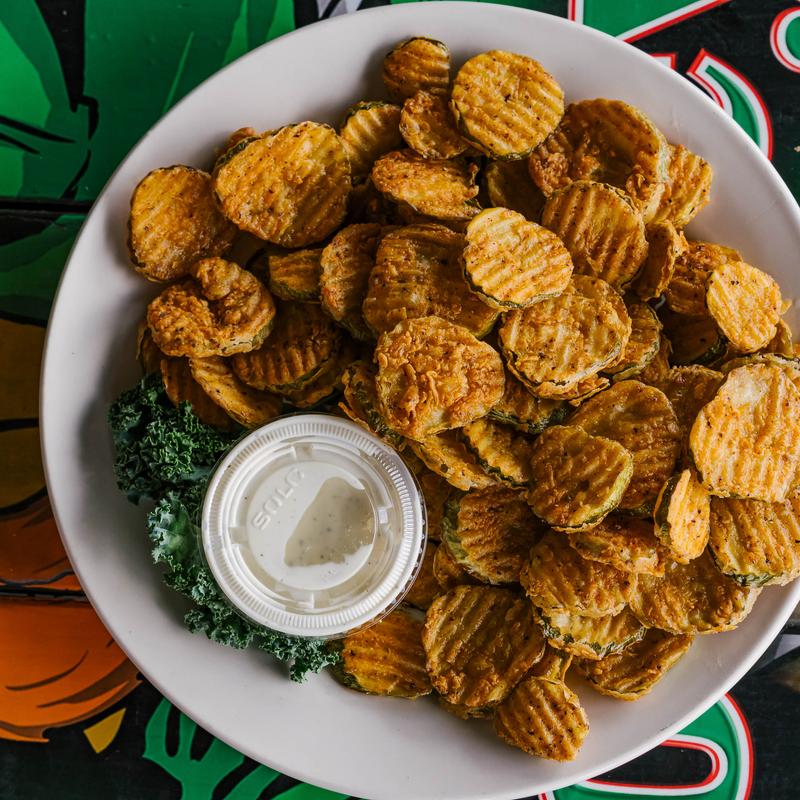 menu item 1 of 9, House Made Deep Fried Pickles