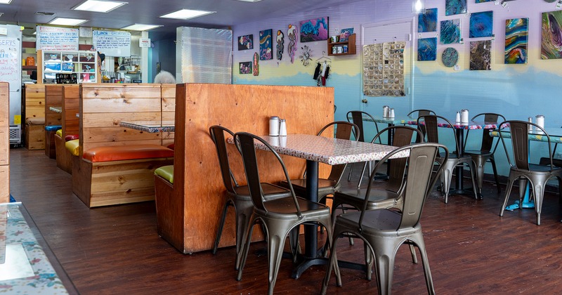 Interior, seating area