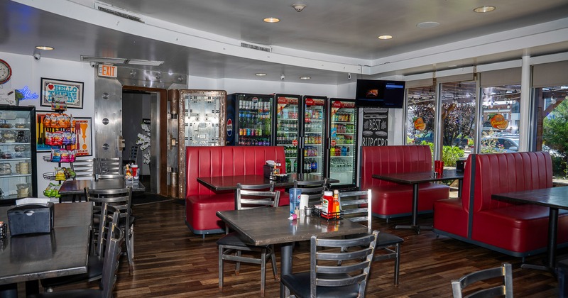 Interior of cozy dining area