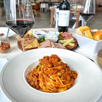 Tagliatelle Bolognese.
