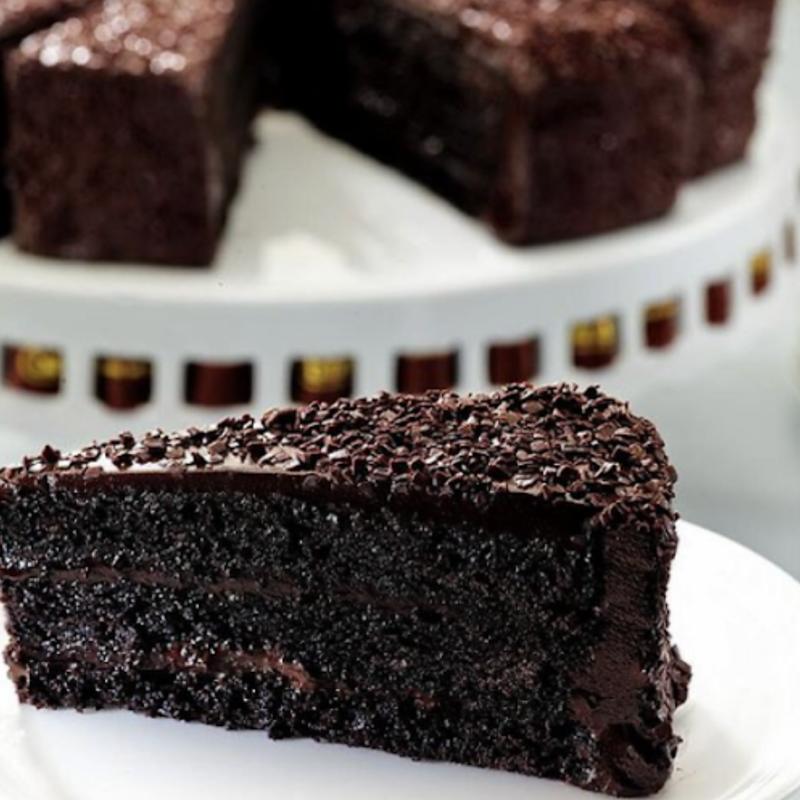 Slice Triple Chocolate Cake photo