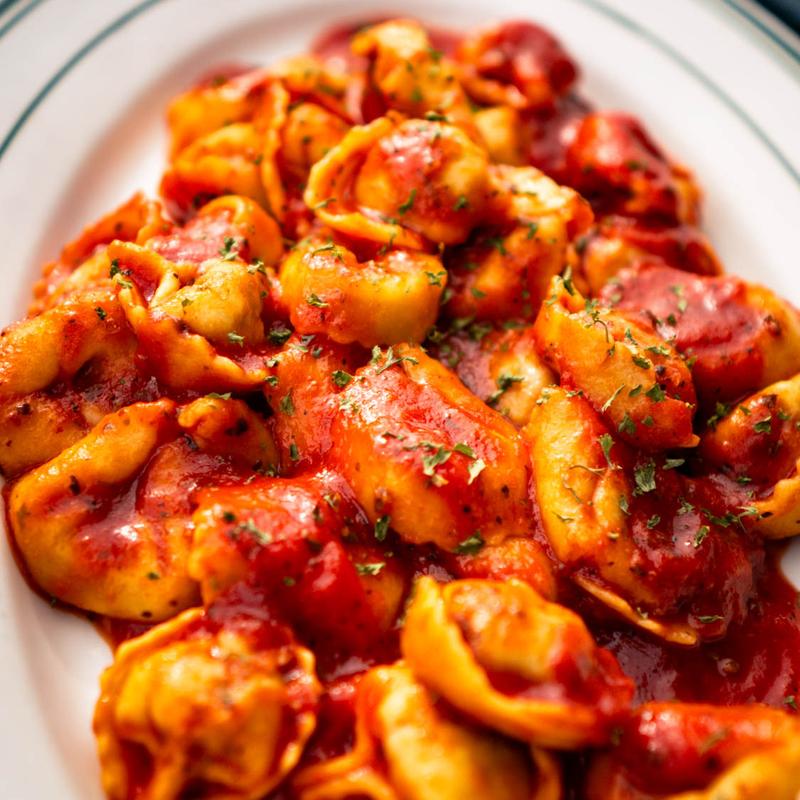 Cheese Tortellini in Red Sauce photo