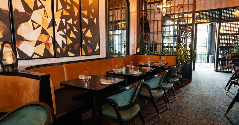 Interior, dining area