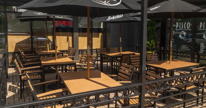 Exterior seating area