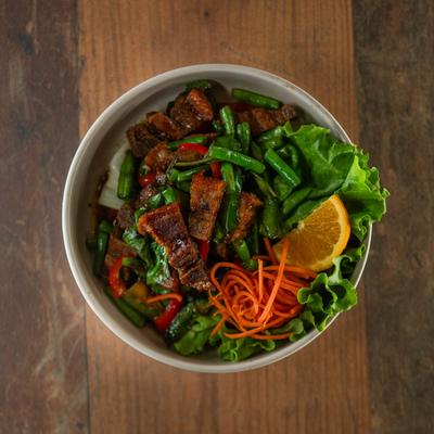 Crispy Pork Belly Ka pow.