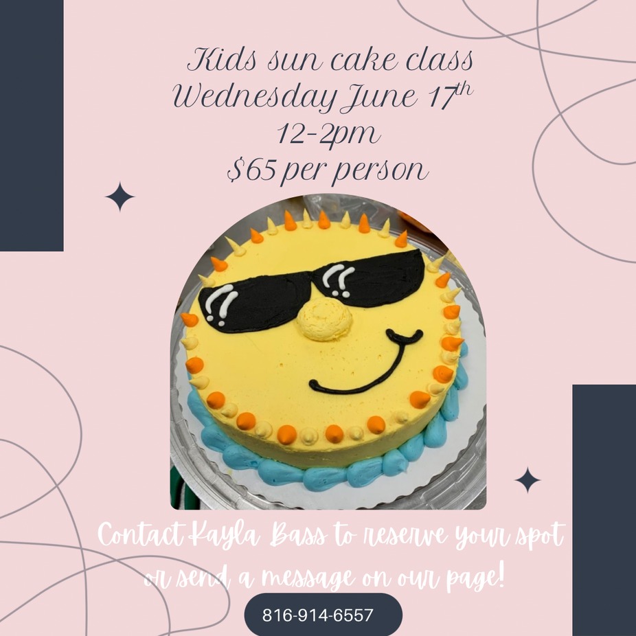 KIDS sun cake class event photo