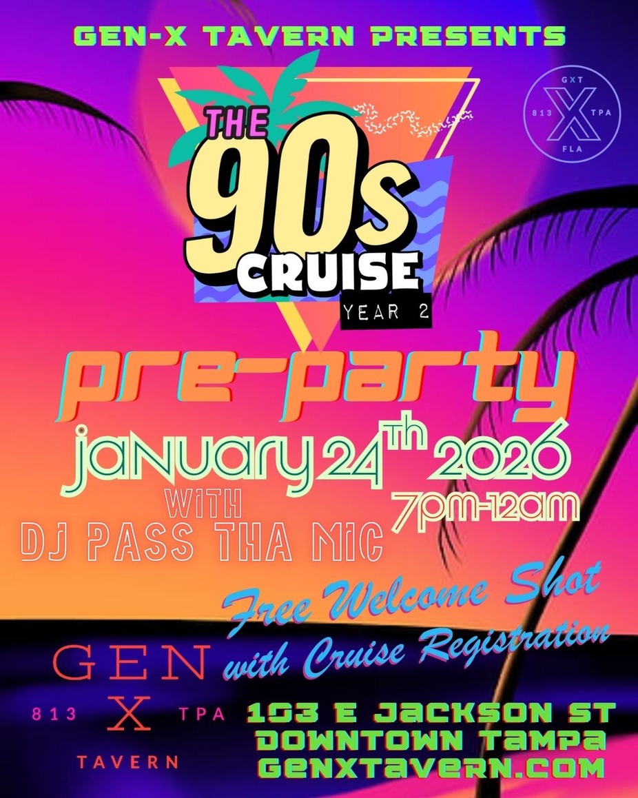 The 90's Cruise Pre-Party! event photo