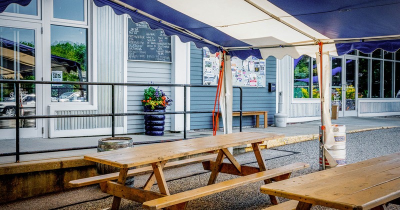 Exterior, seating place on patio