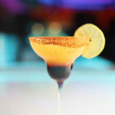 Blackberry Sunset Margarita.