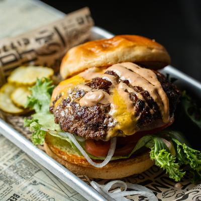 The juicy brucie burger.