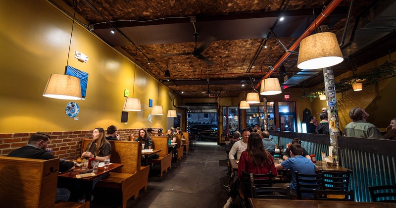 Interior, dining area