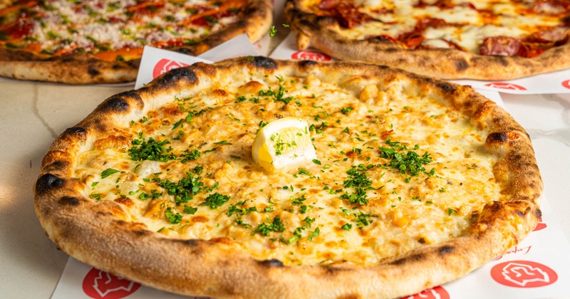 Clam pizza