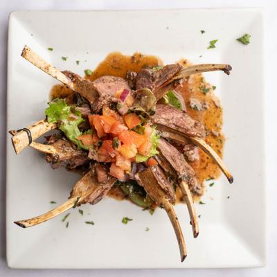 Rack of lamb.