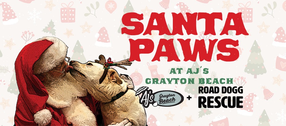 Santa Paws at AJ's Grayton Beach ! event photo