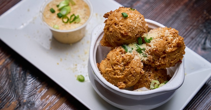 Bacon and Onion Hush Puppies