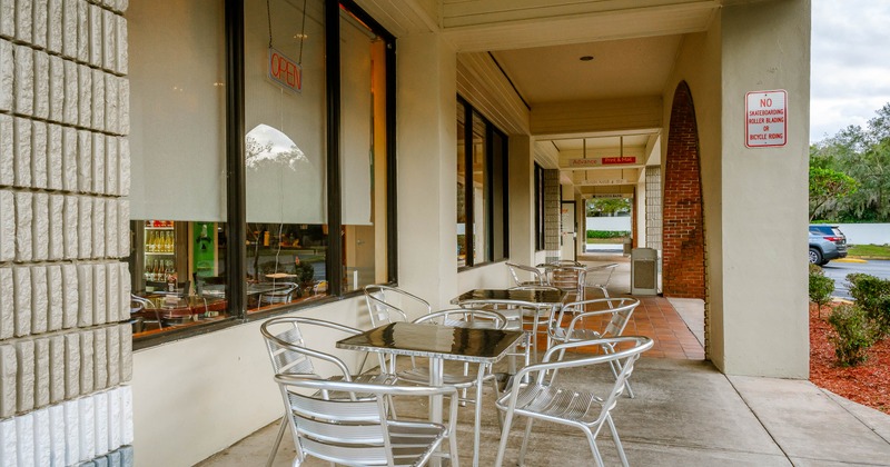 Exterior, seating space