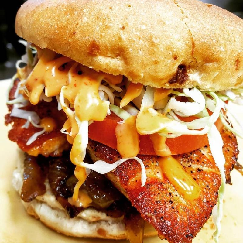 Salmon Burger (C) photo