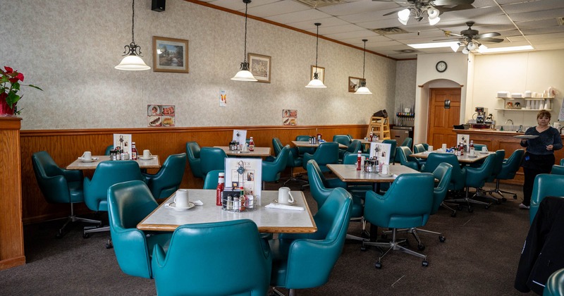 Interior, seating area