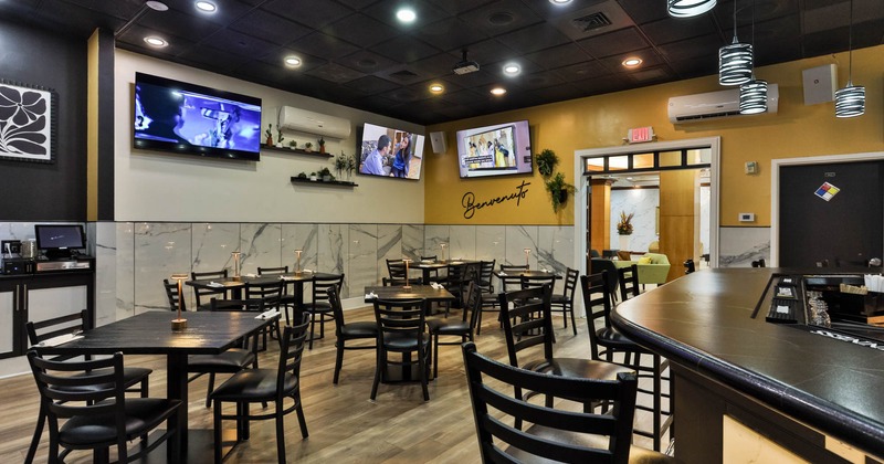 Interior seating area