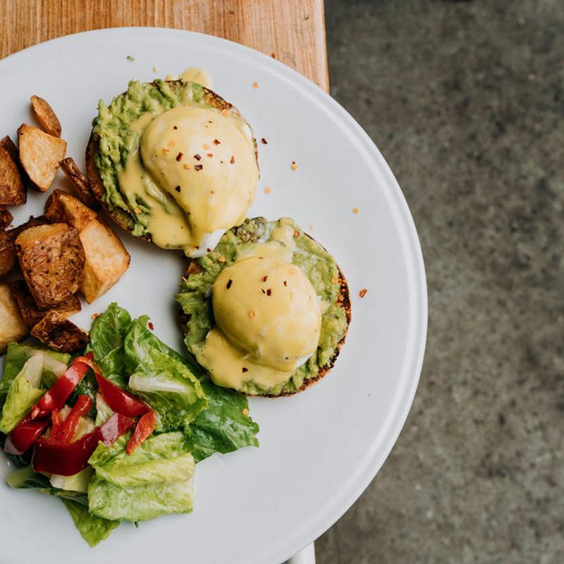 menu item 14 of 17, Avocado Benedict
