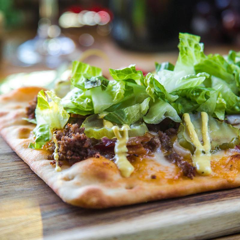 Cheeseburger Flatbread photo