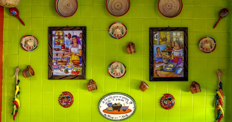 Framed paintings and decorations