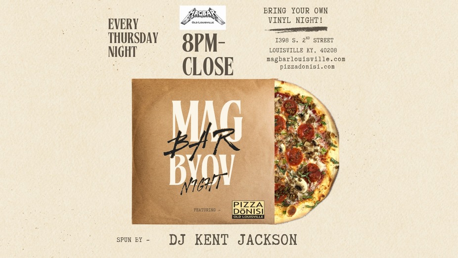 Bring Your Own Vinyl Night Every Thursday at Mag Bar !! event photo