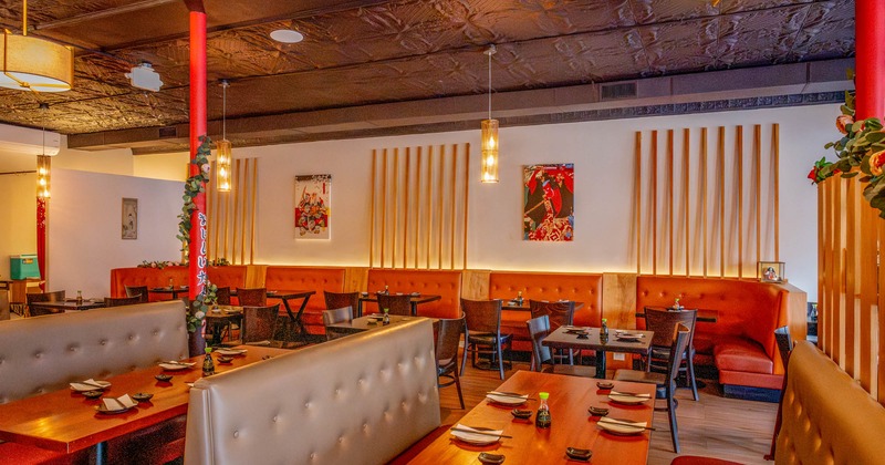 Interior, dining area