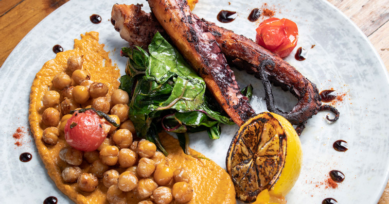 Grilled octopus