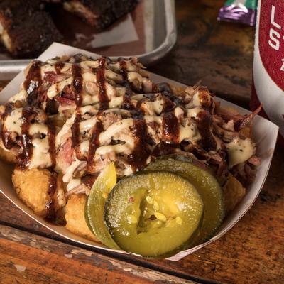 BBQ Loaded Tot-Chos.