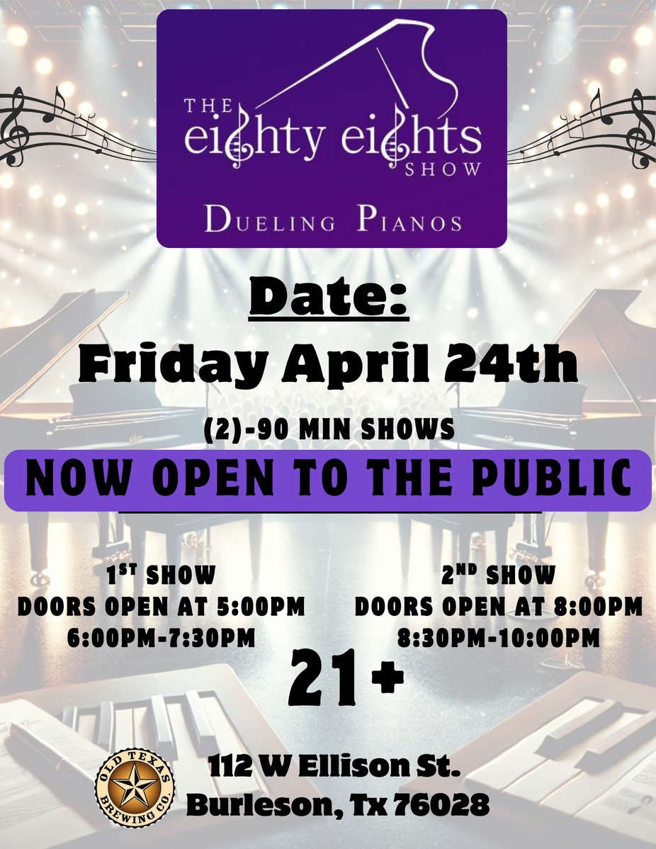 The Eighty Eights—Dueling Pianos-Friday April 24th event photo