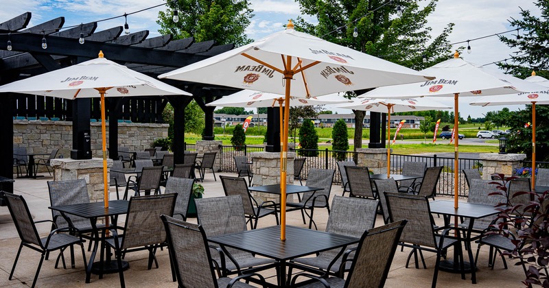 Exterior seating area