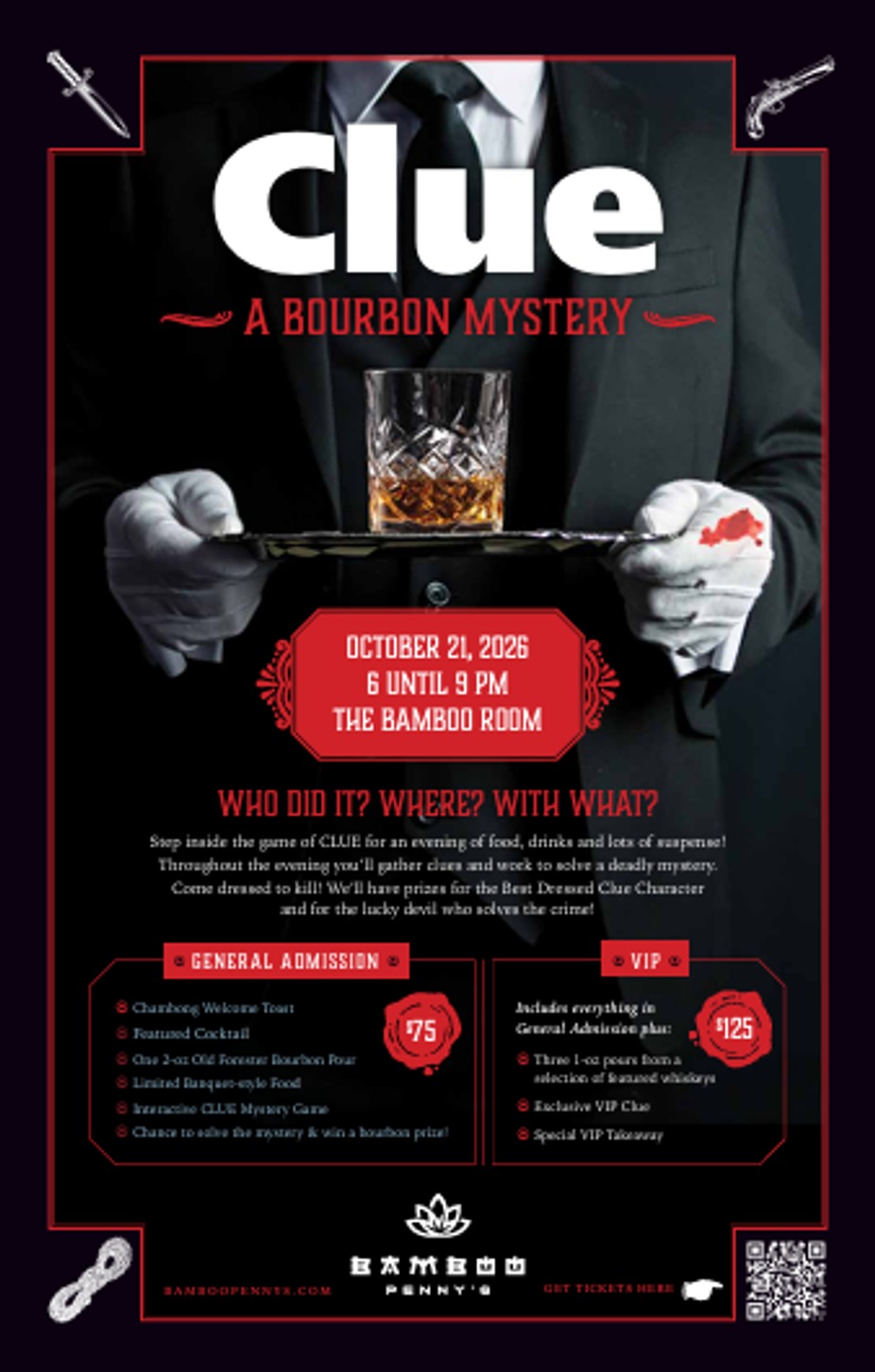 Clue A Bourbon Mystery - General Admission event photo