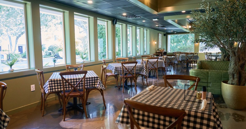 Interior, main dining area