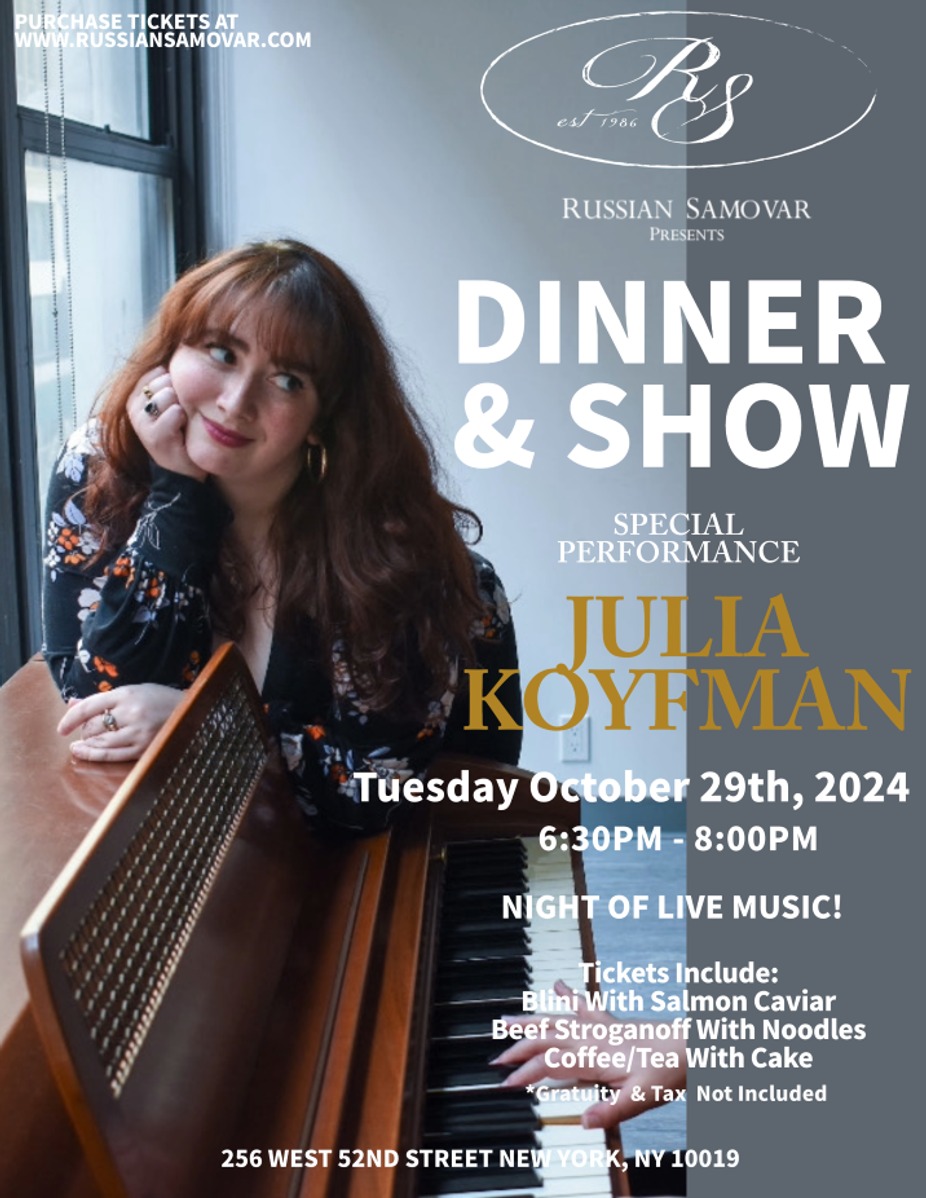 Dinner & Show Presents Julia Koyfman event photo