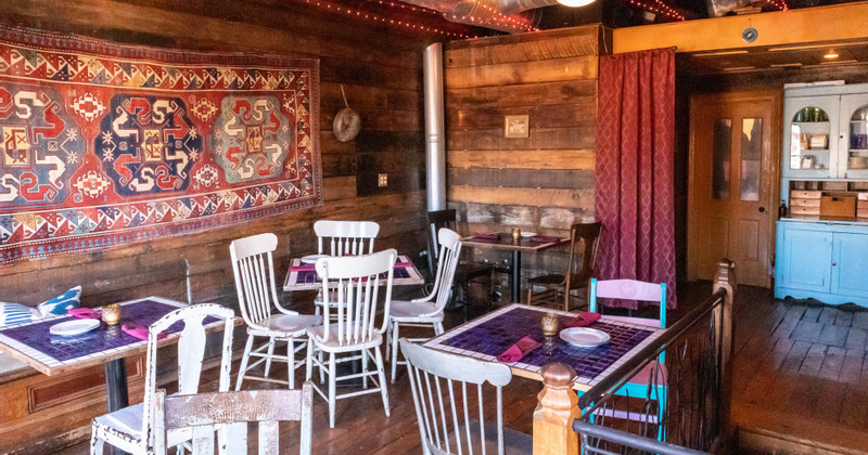 Interior, dining area