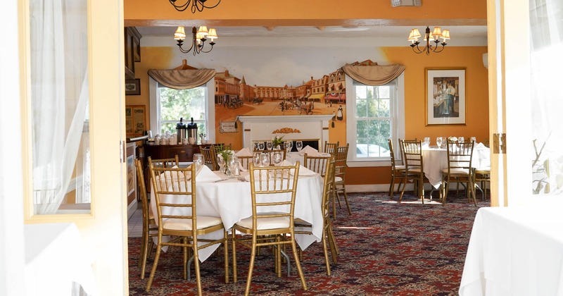 Interior, dining area
