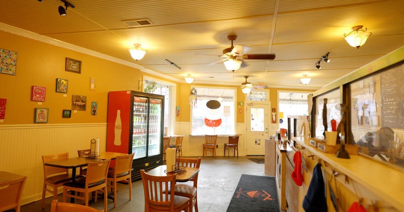 Interior seating area