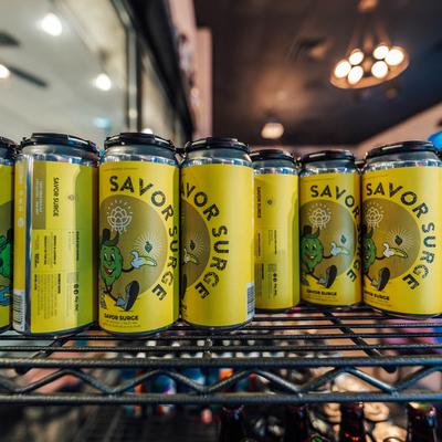 Savro Surge Hazy IPA.
