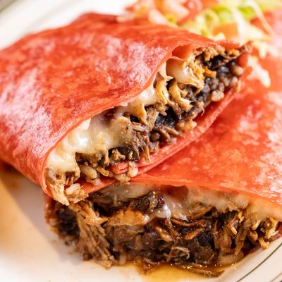 BBQ Pork Burrito.