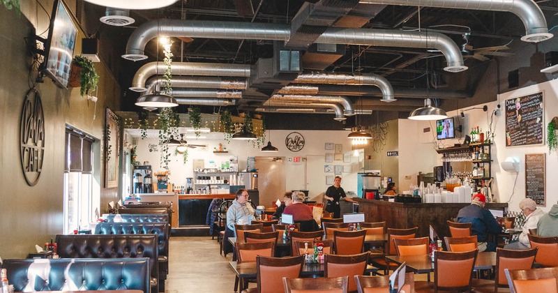 Interior seating area