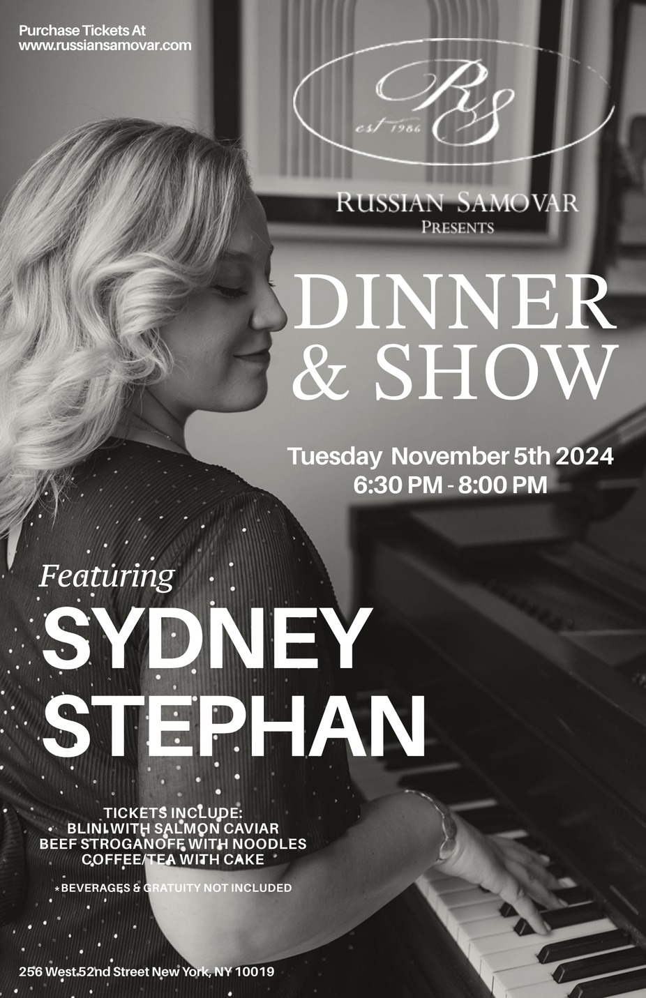 Dinner & Show Presents Sydney Stephan event photo