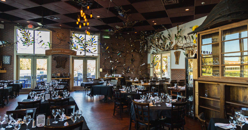 Interior, seating area, cozy atmosphere