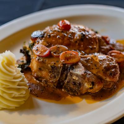 Pork Osso Bucco.